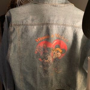 Mickey and minnie vintage jean jacket size 14
